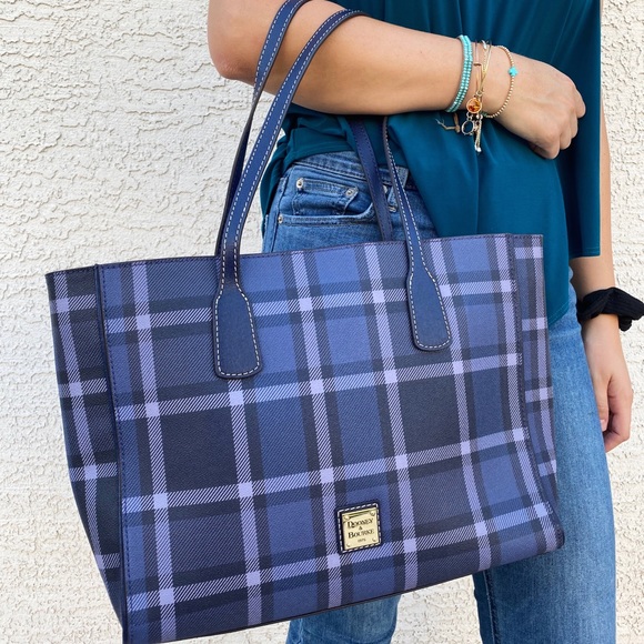 Dooney & Bourke Handbags - SOLD Dooney & Bourke Graham Blue Ashton Tote Bag
